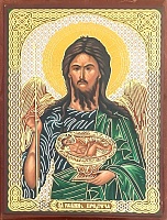 Икона Иоанн пророк, Предтеча и Креститель Господень (9Х6, на оргалите)