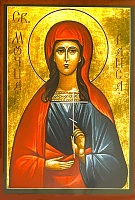 Икона святая мученица Раиса (9Х6, на оргалите)