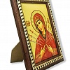 Икона Пресвятой Богородицы Семистрельная ( на мягкой подложке с ножкой 19Х14 )