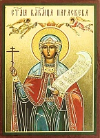 Икона Святая великомученница Параскева (9Х6, на оргалите)