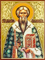 Икона Дионисий Ареопагит, еп. Афонский священномученник (9Х6, на оргалите)