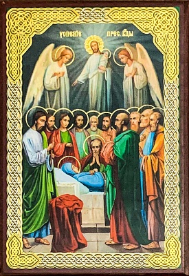 Икона Успению Пресвятой Богородицы (9Х6, на оргалите)