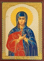 Икона святой мученицы Раиса (9Х6, на оргалите)