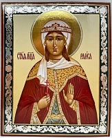 Икона Святая мученница Раиса "Ираида" (7Х6, на оргалите)