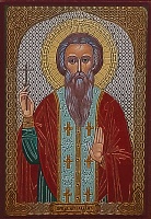Утварь Икона святой преподобномученик Вадим (9Х6, на оргалите) 