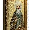 Икона Преподобный Сергий Радонежский на мягкой подложке (гобелен 28Х22)