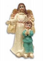 Ангел с мальчиком. Фигурка сувенир (10х6 см)