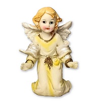 Ангел на коленях, с разведенными руками, фигурка сувенир (10х6 см)