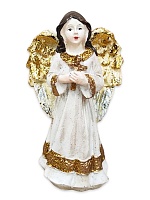 Фигурка Ангел с крестом (позолота, 9х5 см)