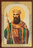 Икона Константин Св. равноап. царь (9Х6, на оргалите)