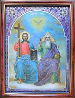 Икона "Святая Троица" (41х31 см)