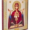 Икона "Образ Пресвятой Богородицы Неупиваемая Чаша" (21х18 см, на оргалите, планш.)
