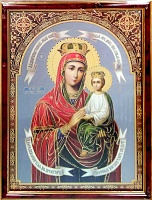 Икона Пресвятой Богородицы "Споручница грешных" (41х31 см)