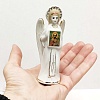 Ангел с иконой святитель Николай Чудотворец. Керамика (12х5 см)