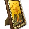 Икона Святая блаженная Матрона Московская ( на золотой фольге с ножкой 19Х14 )