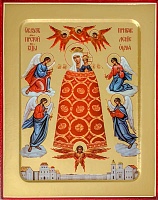 Икона Пресвятой Богородицы Прибавление ума (16Х13, на дереве) 