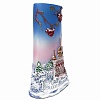 Свеча рождественская декоративная Зимняя рябина (15х9 см)