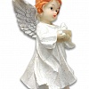Ангел со свечой. Фигурка сувенир (белый 13Х8)