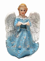 Фигурка Ангел с книжкой (голубой, 10х8 см)