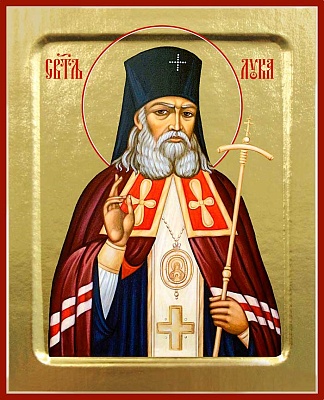 Икона "Святитель Лука Крымский" (16Х13, на доске)