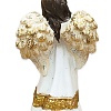 Фигурка ангел с букетом (позолота, 9х5 см)