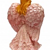 Ангел молящийся, розовый.  Фигурка сувенир (10х7 см)