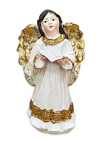 Фигурка ангел с книгой (позолота, 9х5 см)