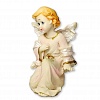 Ангел на коленях, рука на груди, фигурка сувенир (10х6 см)