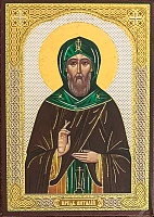 Икона Преподобный Виталий (9Х6, на оргалите)