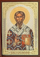 Икона Святитель Геннадий Новгородский (9Х6, на оргалите)